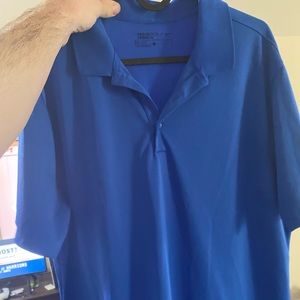 Nike blue polo golf
